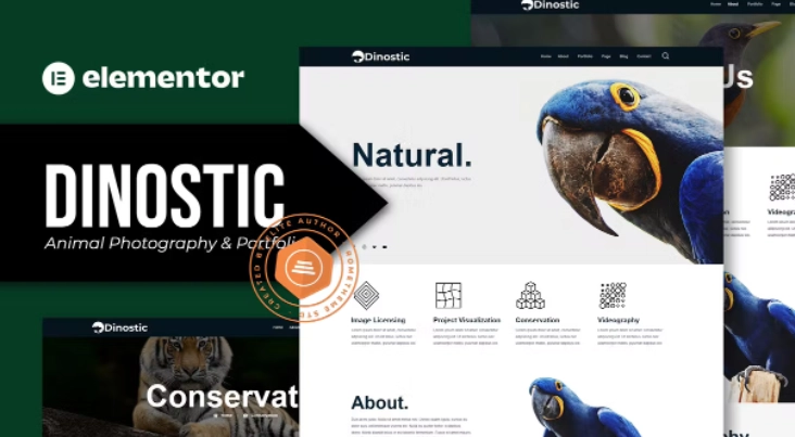 Dinostic Animal Photography And Portfolio Elementor Template Kit 47 1652536618 1