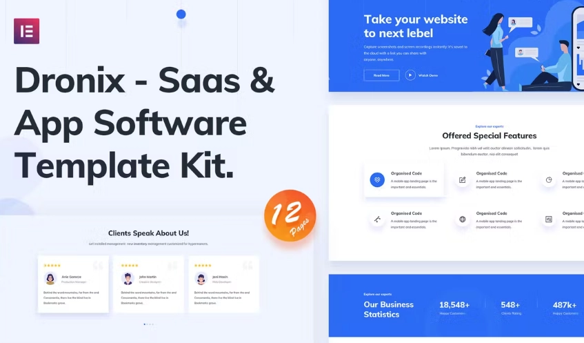 Dronix Saas And Startup Elementor Template Kit 13 1650285926 1