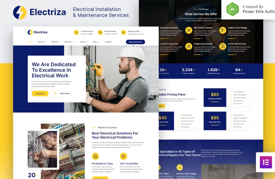 Electriza Electrical Installation And Maintenance Services Elementor Template Kit 46 1655400126 1