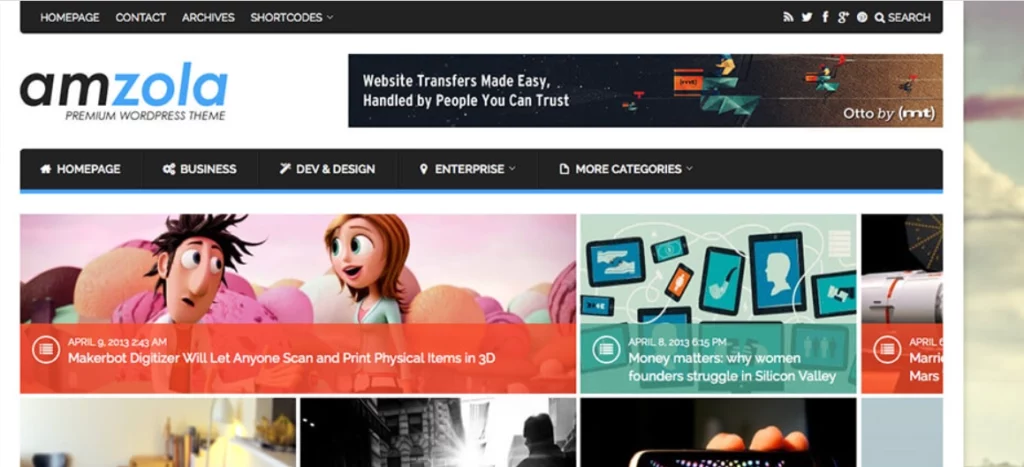 FameThemes Amzola WordPress Theme 1.3.0