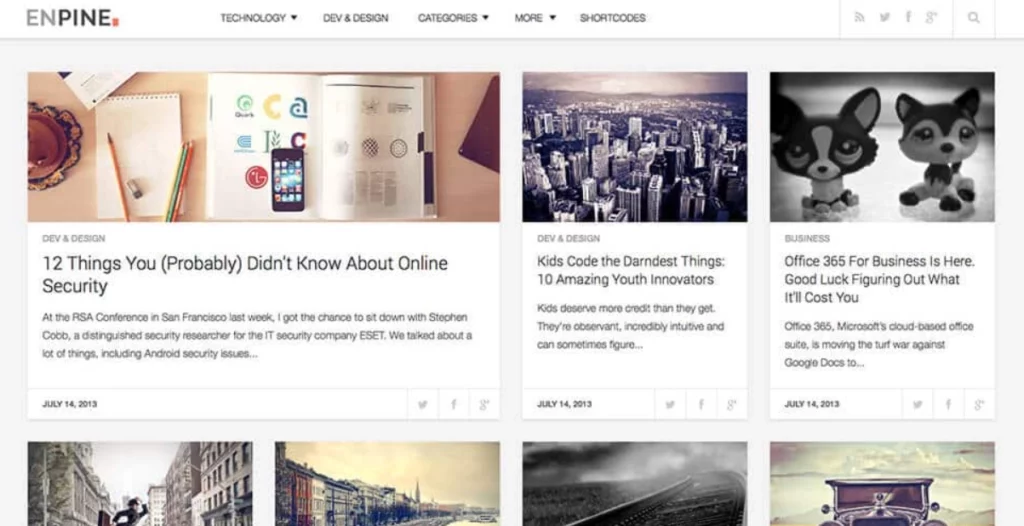 FameThemes Enpine WordPress Theme 1.3.0