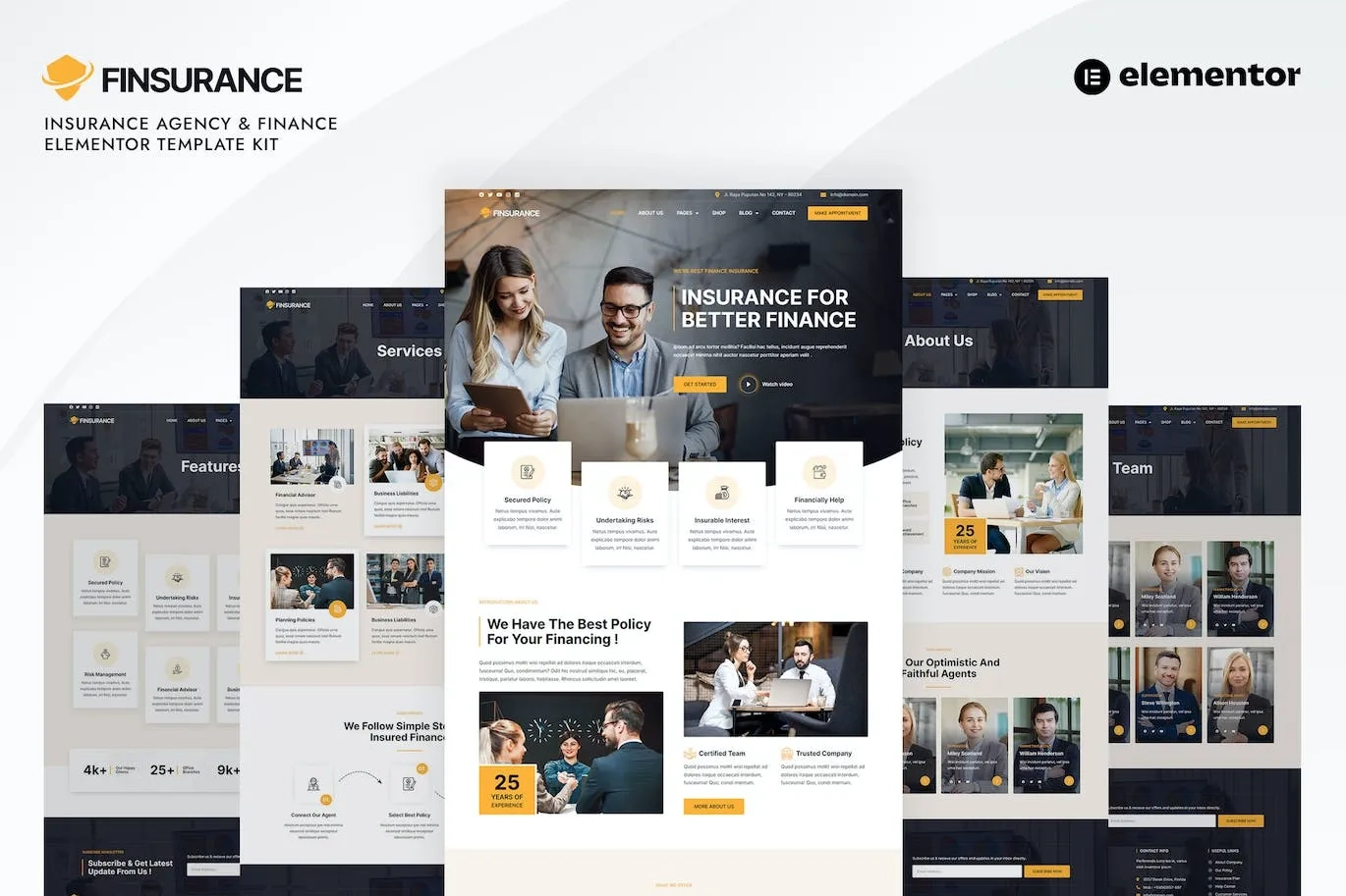 Finsurance Insurance Agency And Finance Template Kit 19 1696331132 1