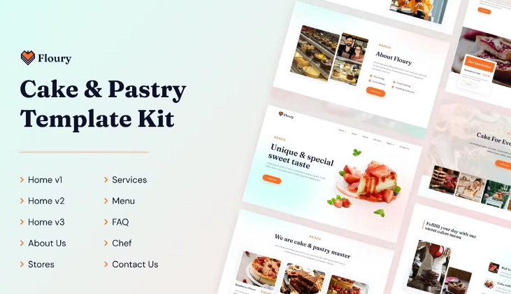 Floury Cake And Pastry Elementor Template Kit 81 1654353373 1