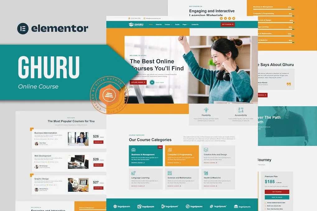 Ghuru Online Course And Education Elementor Template Kit 26 1694605457 1