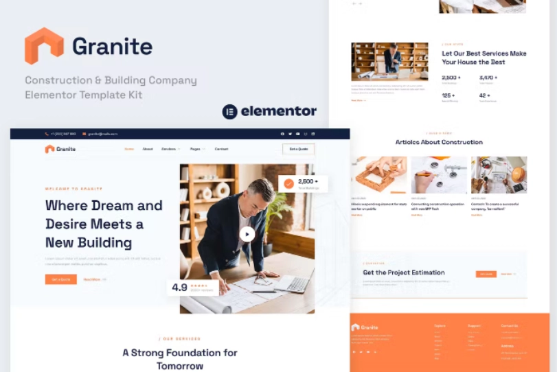 Granite Construction And Building Company Elementor Template Kit 19 1652286892 1