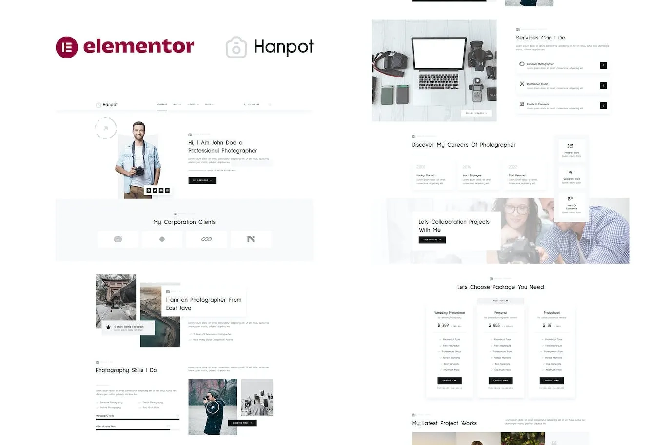 Hanpot Personal Photographer And Portfolio Showcase Elementor Template Kit 22 1696582721 1