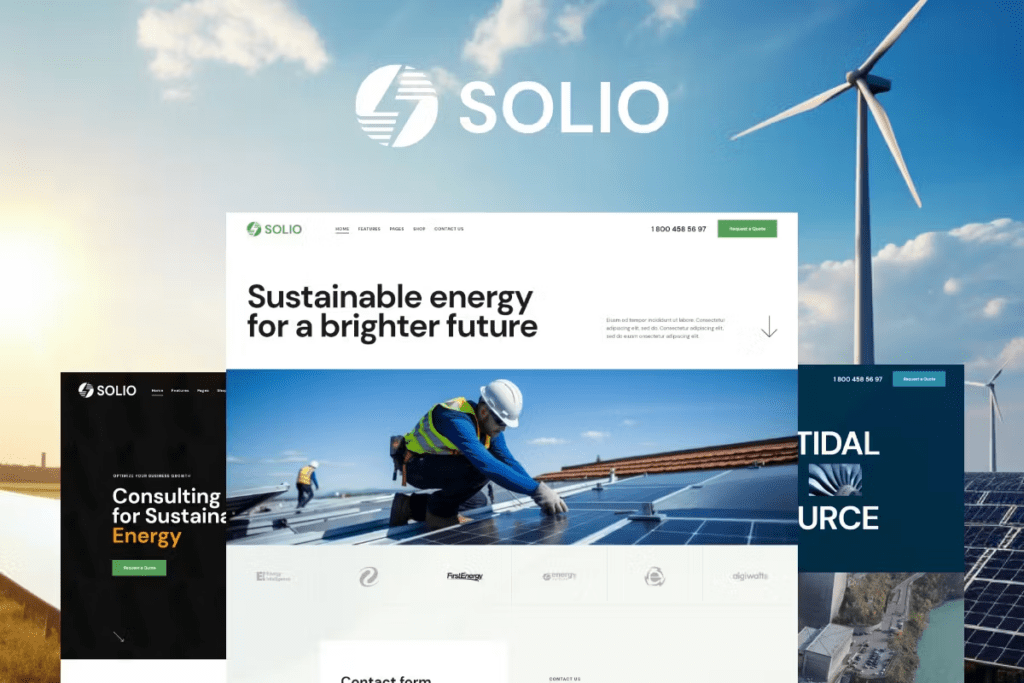 Solio stylish responsive WordPress theme 1.0.0