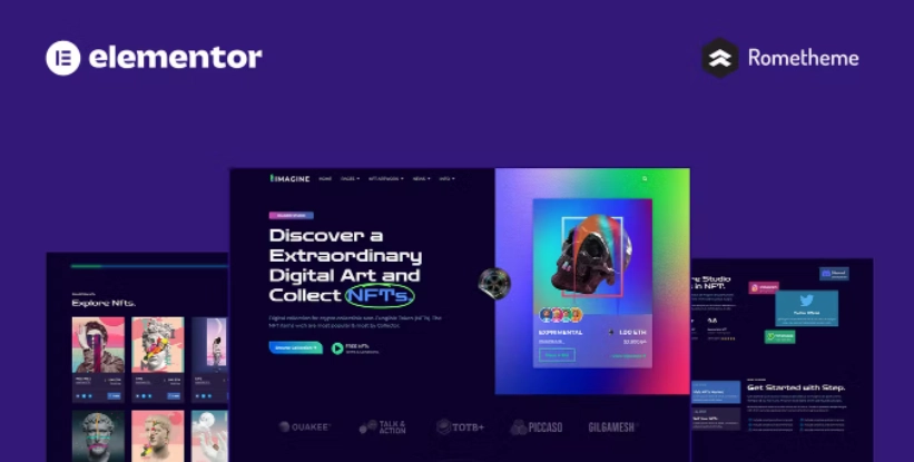 Imagine Creative Nft Portfolio Elementor Pro Full Site Template Kit 17 1653409301 1
