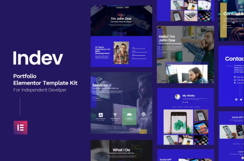 Indev Portfolio Elementor Template Kit For Developer 60 1650742870 1