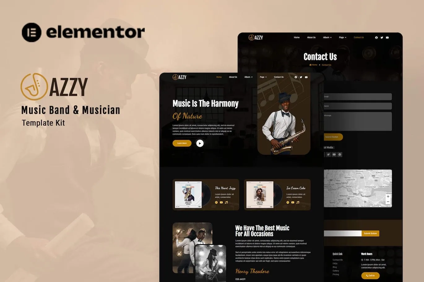 Jazzy Music Band And Musician Elementor Template Kit 5 1697456641 1