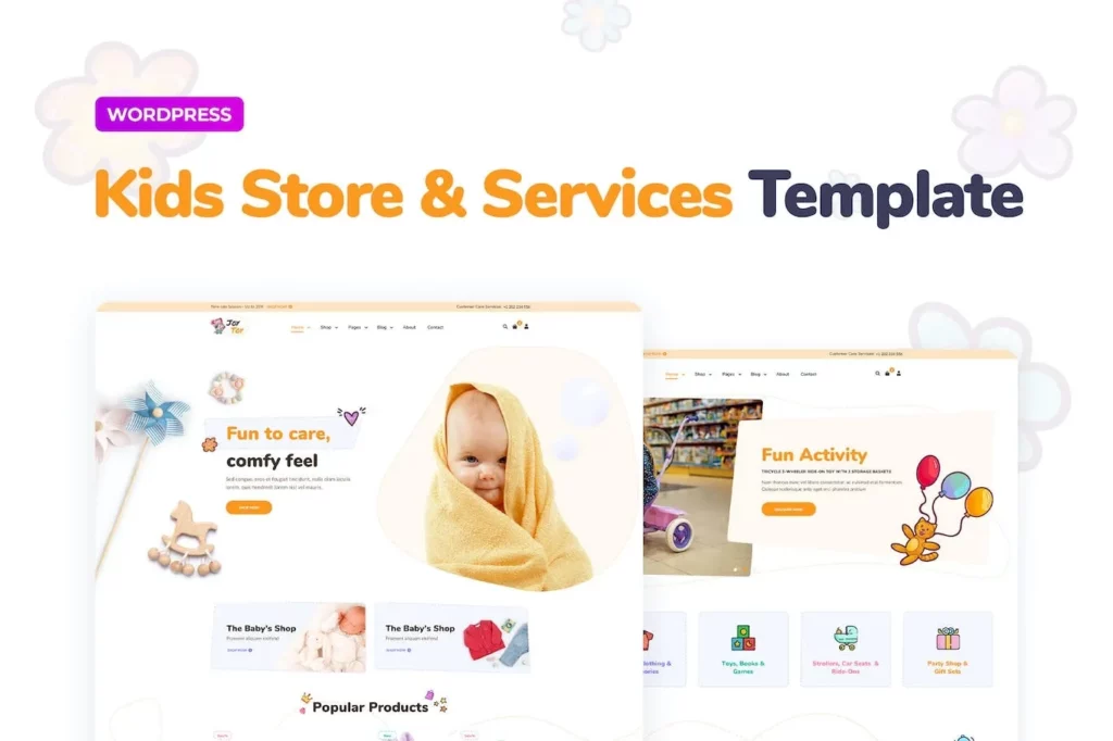 JoyToy – Kids Store Elementor Template Kit