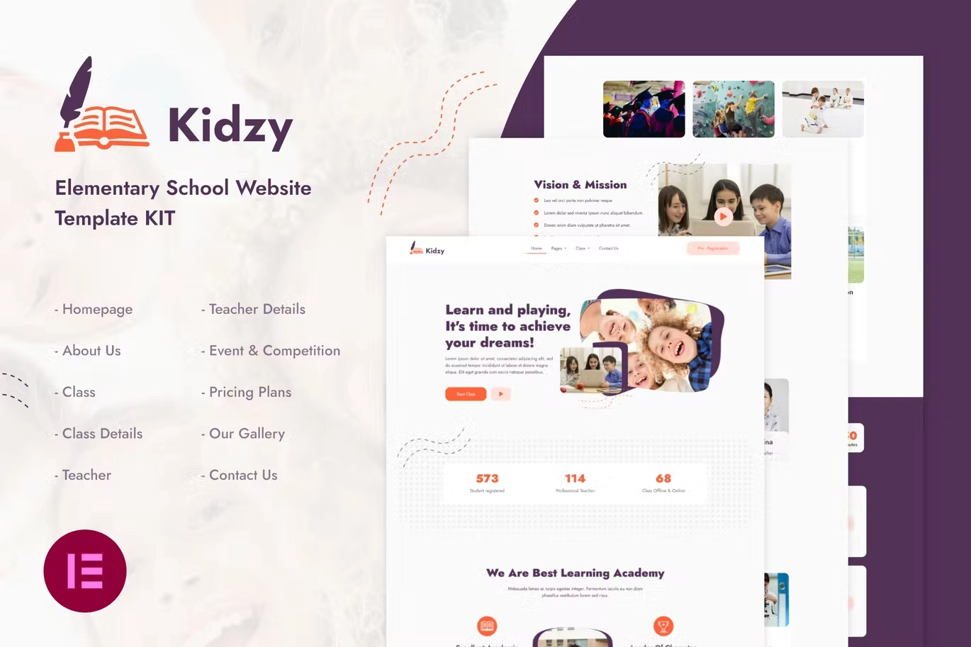 Kidzy Elementary School Elementor Template Kit 1 1654339592 1