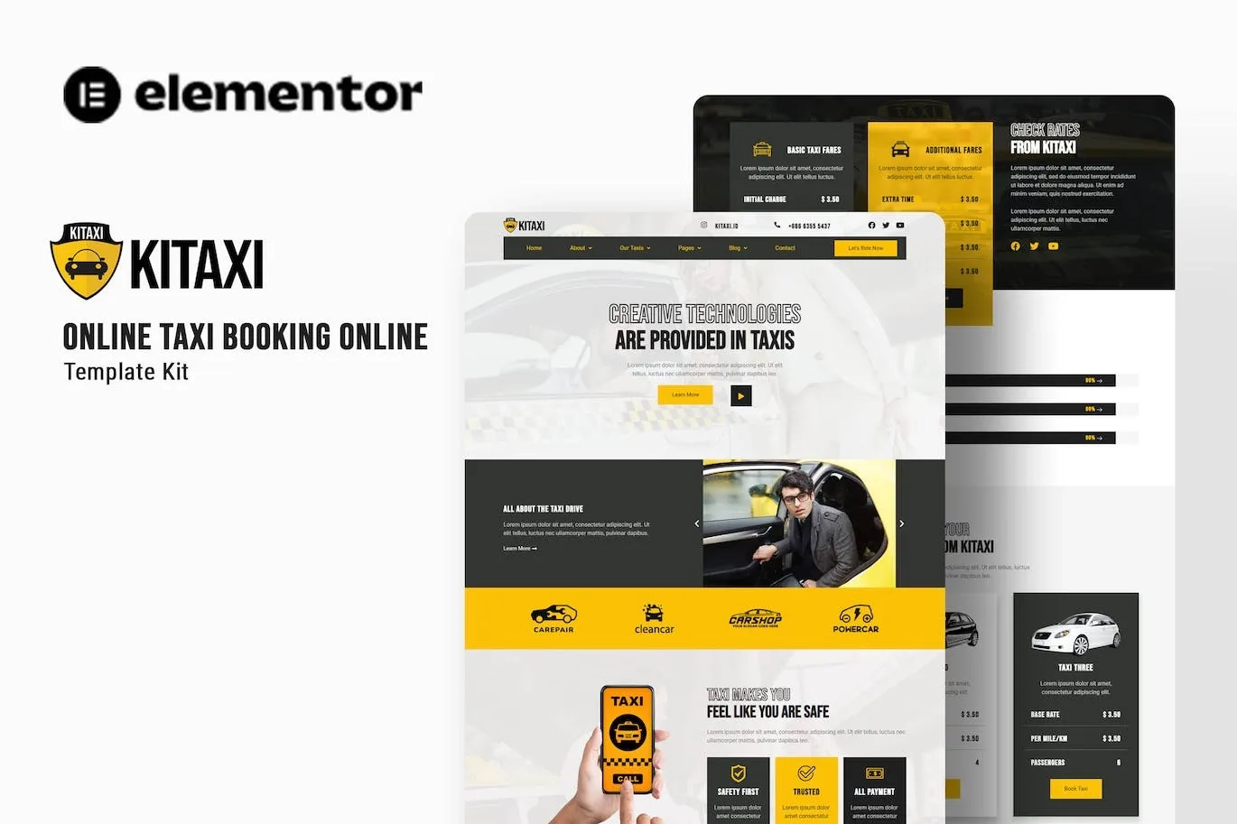 Kitaxi Online Taxi Booking Elementor Template Kit 92 1696589552 1