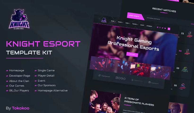 Knight Esports And Gaming Elementor Template Kit 97 1654541652 1