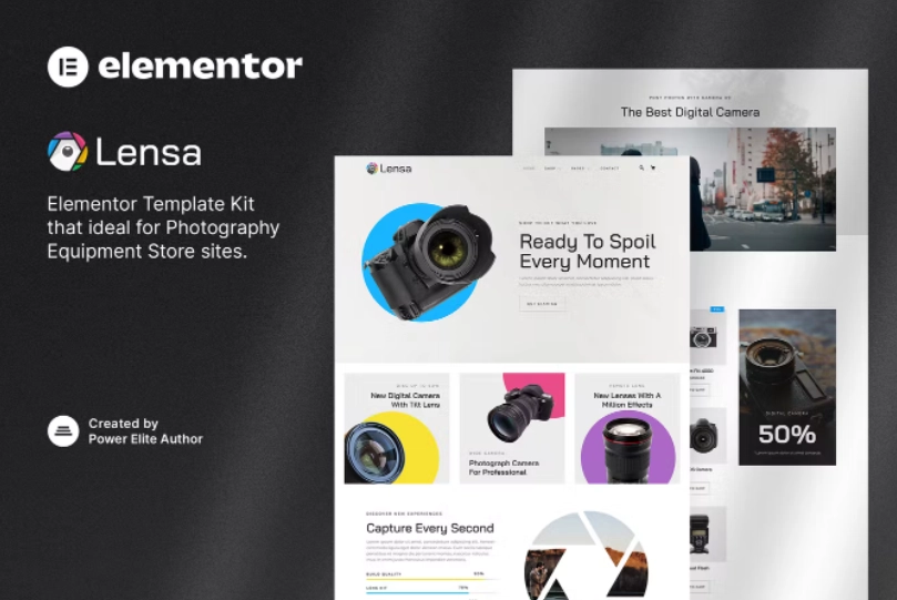 Lensa Camera And Photography Equipment Store Elementor Template Kit 16 1652286768 1