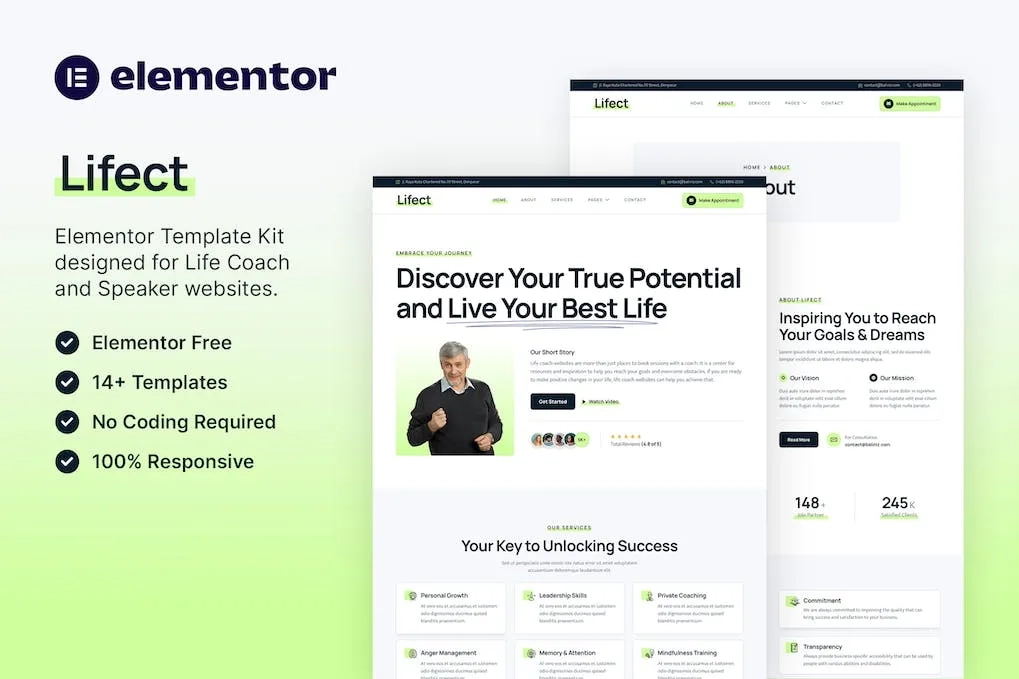 Lifect Life Coach And Speaker Elementor Template Kit 27 1696420088 1