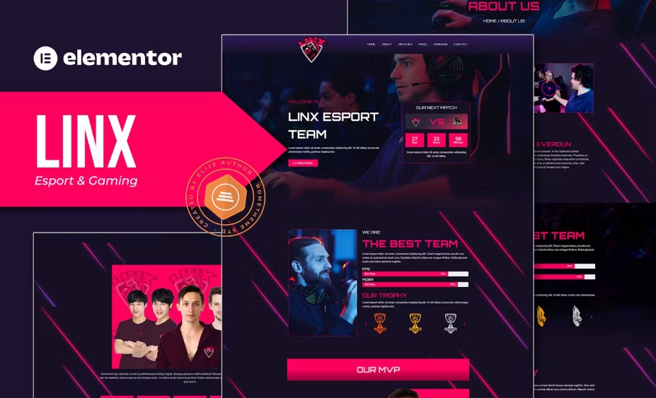 Linx Esport And Gaming Elementor Template Kit 69 1655462558 1