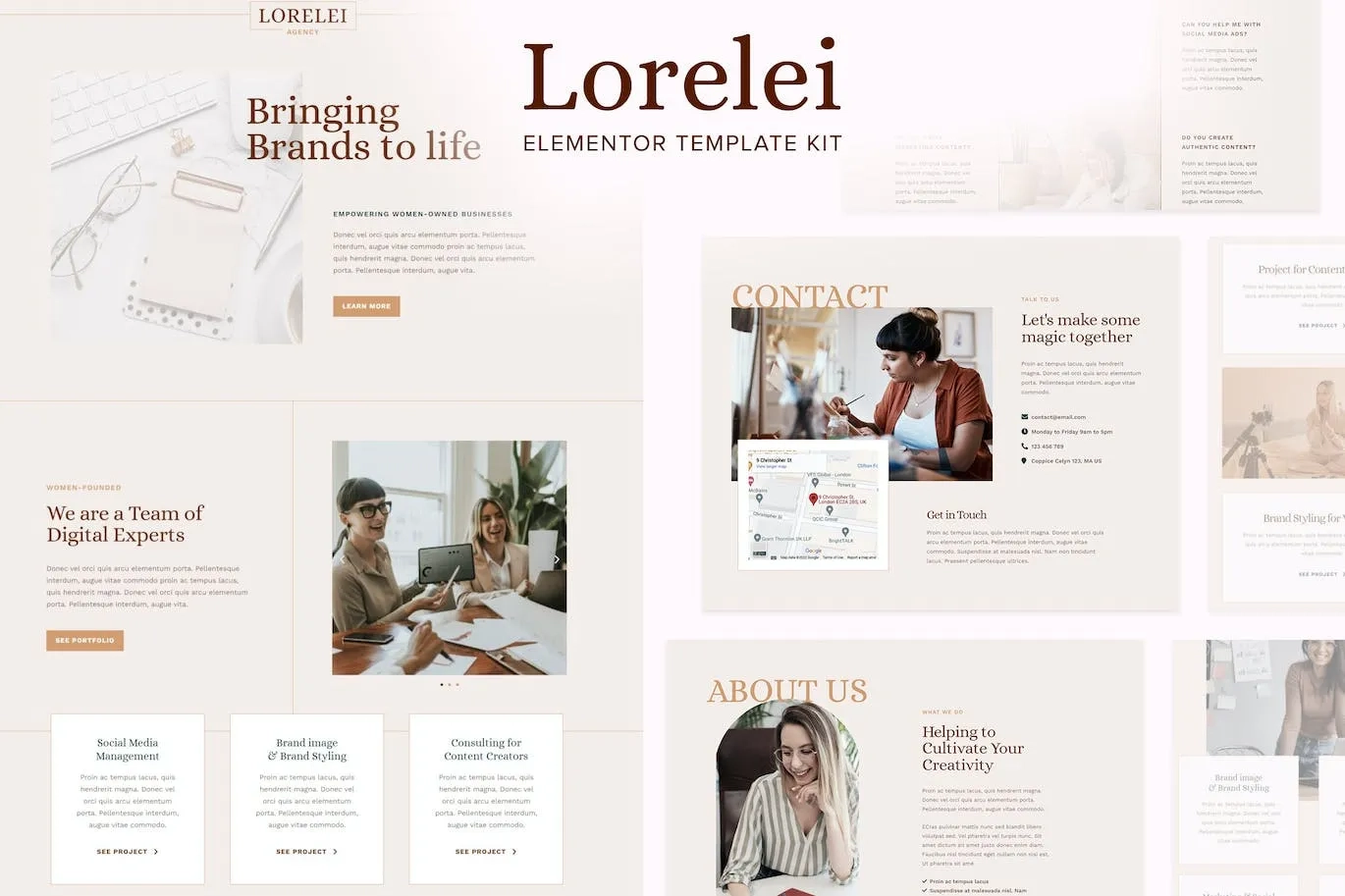 Lorelei Feminine Business Elementor Template Kit 78 1697209245 1