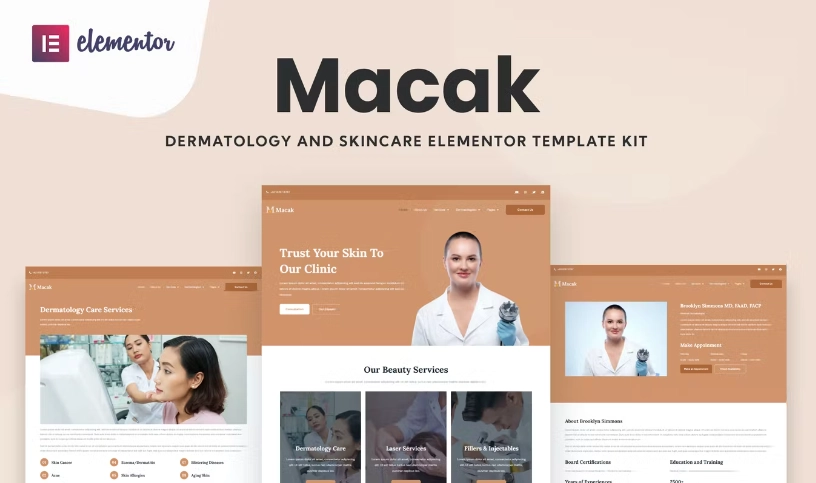 Macak Dermatology Clinic Elementor Template Kit 9 1654803610 1