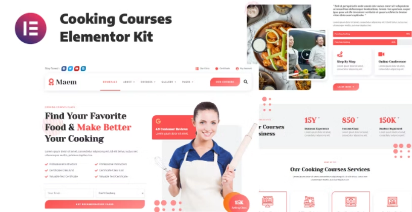 Maem Cooking Courses Elementor Template Kit 13 1653053381 1