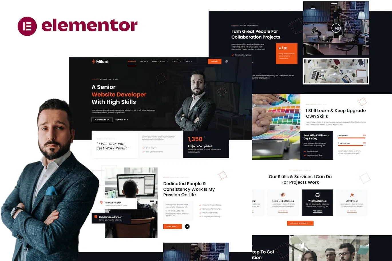 Mileni Personal Freelancer And Portfolio Showcase Elementor Pro Template Kit 57 1696932039 1