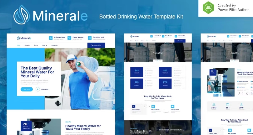 Minerale Bottled Drinking Water Elementor Template Kit 86 1654535406 1