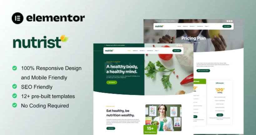 Nutrist Healthy Food And Nutrition Service Elementor Template Kit 73 1653238576 1