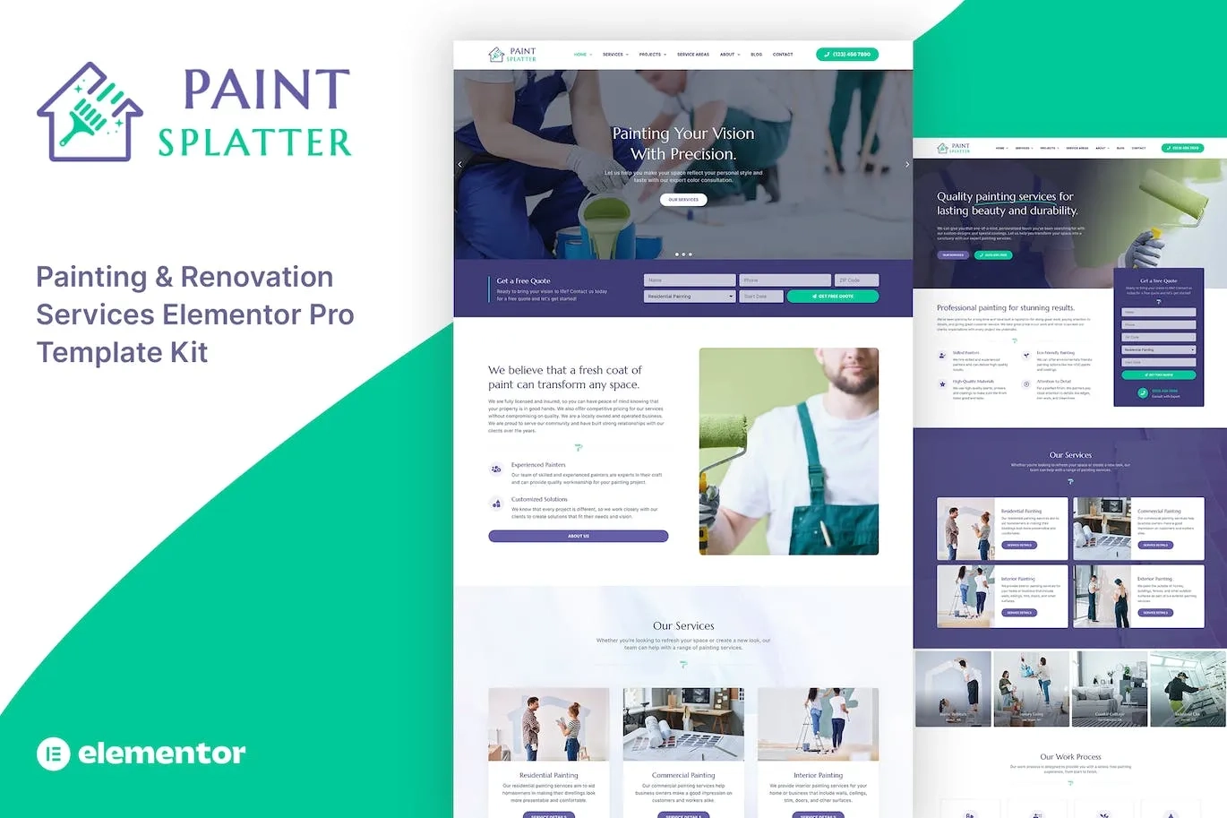 Paint Splatter Painting And Renovation Services Elementor Pro Template Kit 65 1696584252 1