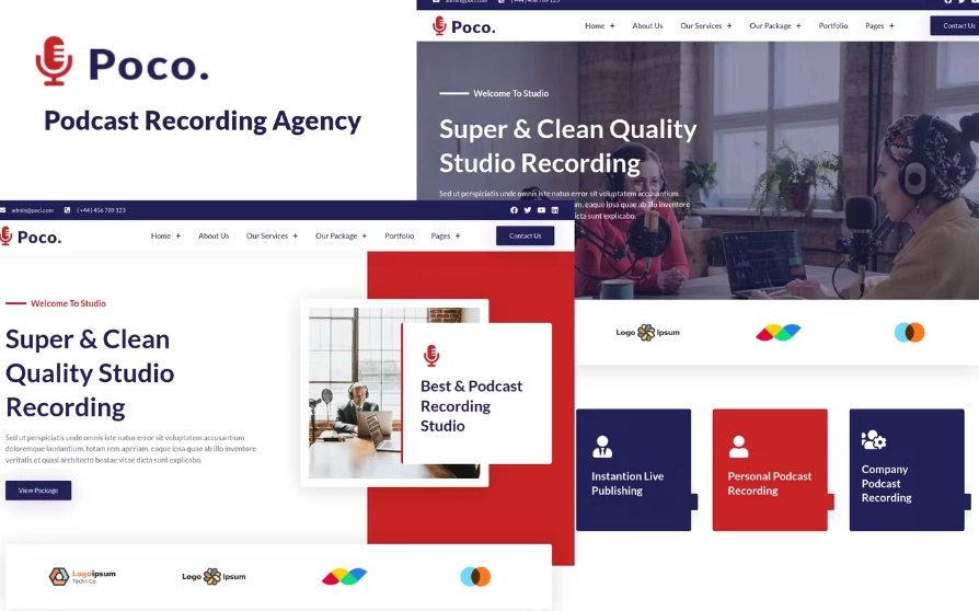 Poco Podcast Recording Studio Services Elementor Template Kit 19 1655544048 1