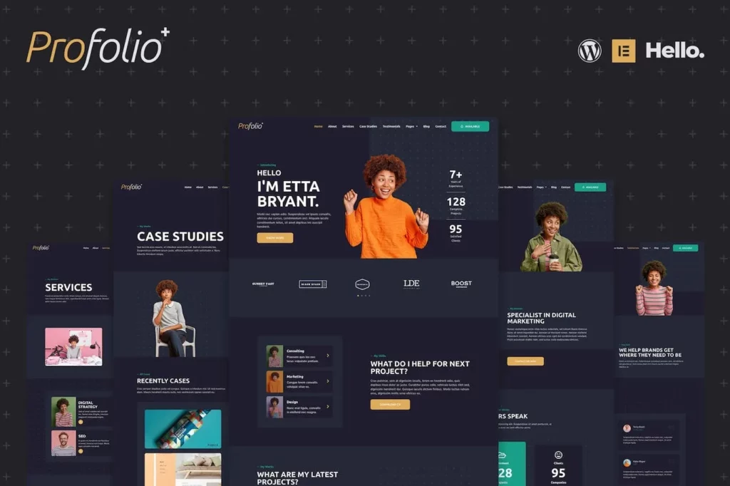 Profolio – CV Resume Portfolio Elementor Template Kit