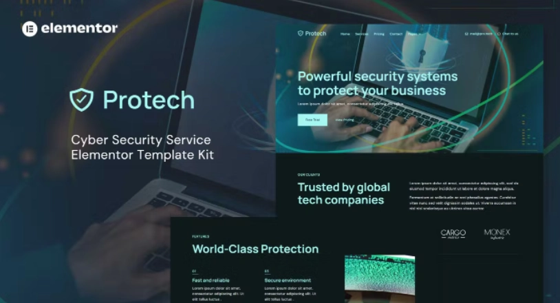 Protech Cyber Security Service Elementor Template Kit 98 1652982497 1