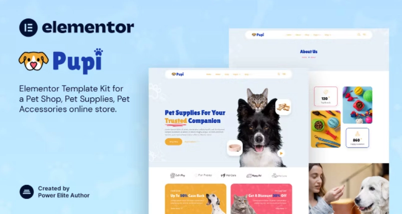 Pupi Pet Shop And Pet Supplies Elementor Template Kit 48 1652535971 1