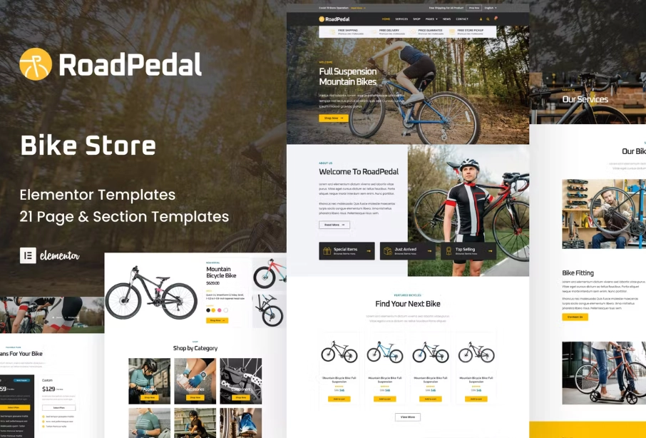 Roadpedal Bicycle Store Elementor Template Kit 71 1650223942 1