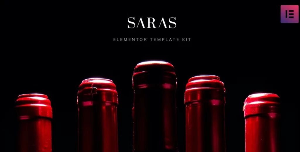 Saras – Wine Template Kit