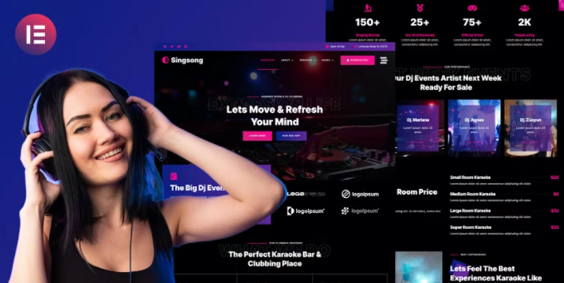 Singsong Karaoke Rooms And Dj Clubbing Elementor Template Kit 42 1653053228 1