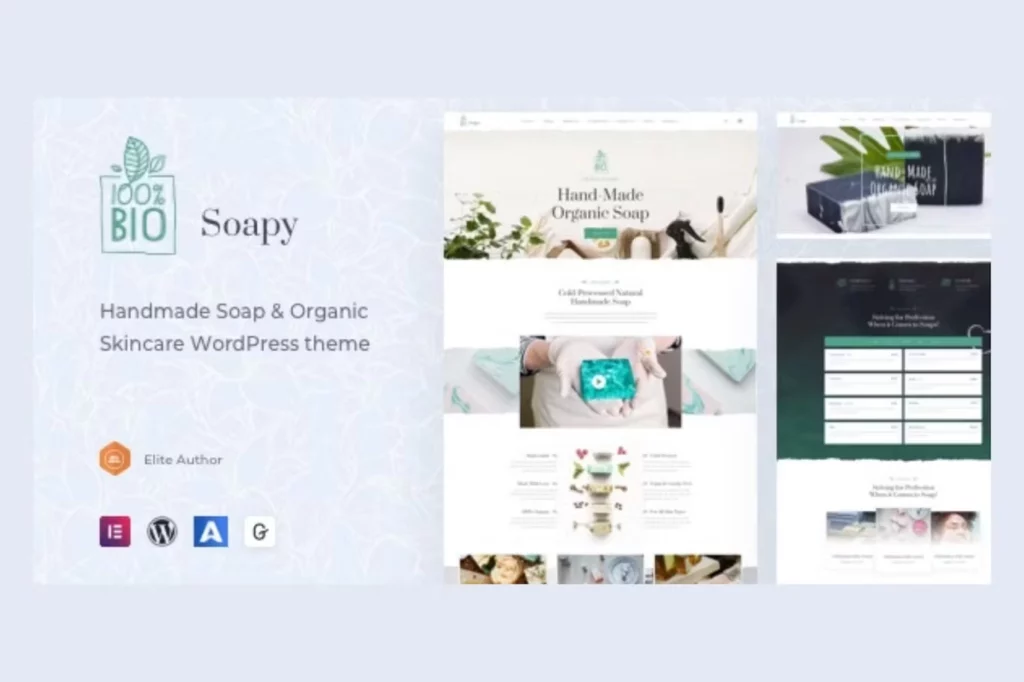 Soapy – Handmade & Organic Skincare WordPress 1.1.2