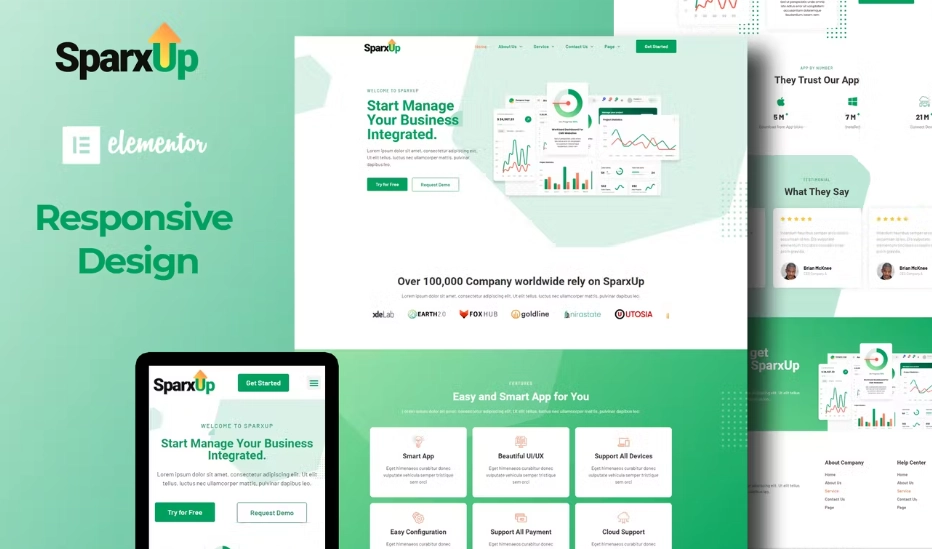 Sparxup Saas And Startup Elementor Template Kit 49 1653822259 1