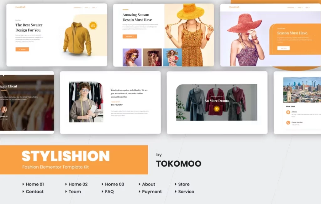 Stylishion | Fashion Store Elementor Template Kit