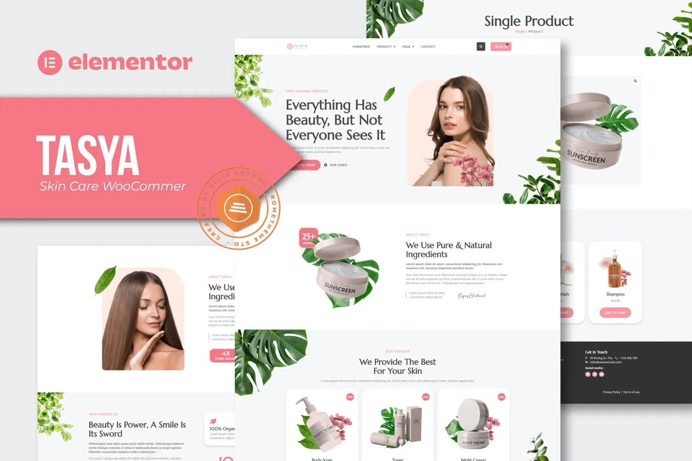 Tasya Skin Care Woocommerce Elementor Template Kit 6 1697452511 1