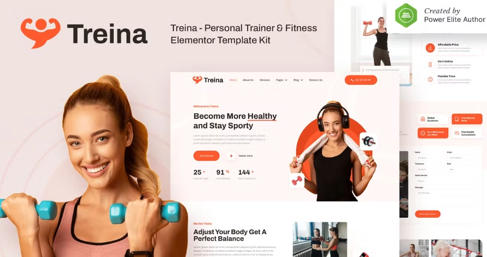 Treina Personal Trainer And Fitness Elementor Template Kit 23 1653821341 2