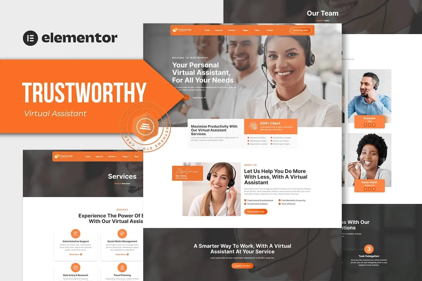 Trustworthy Virtual Assistant Business Elementor Template Kit 83 1696504689 1