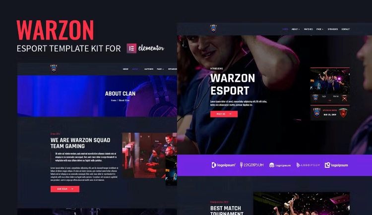 Warzon Esports Gaming Elementor Template Kit 20 1654692325 1