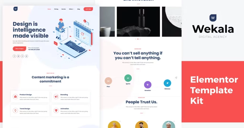 Wekala – Agency Elementor Template Kit