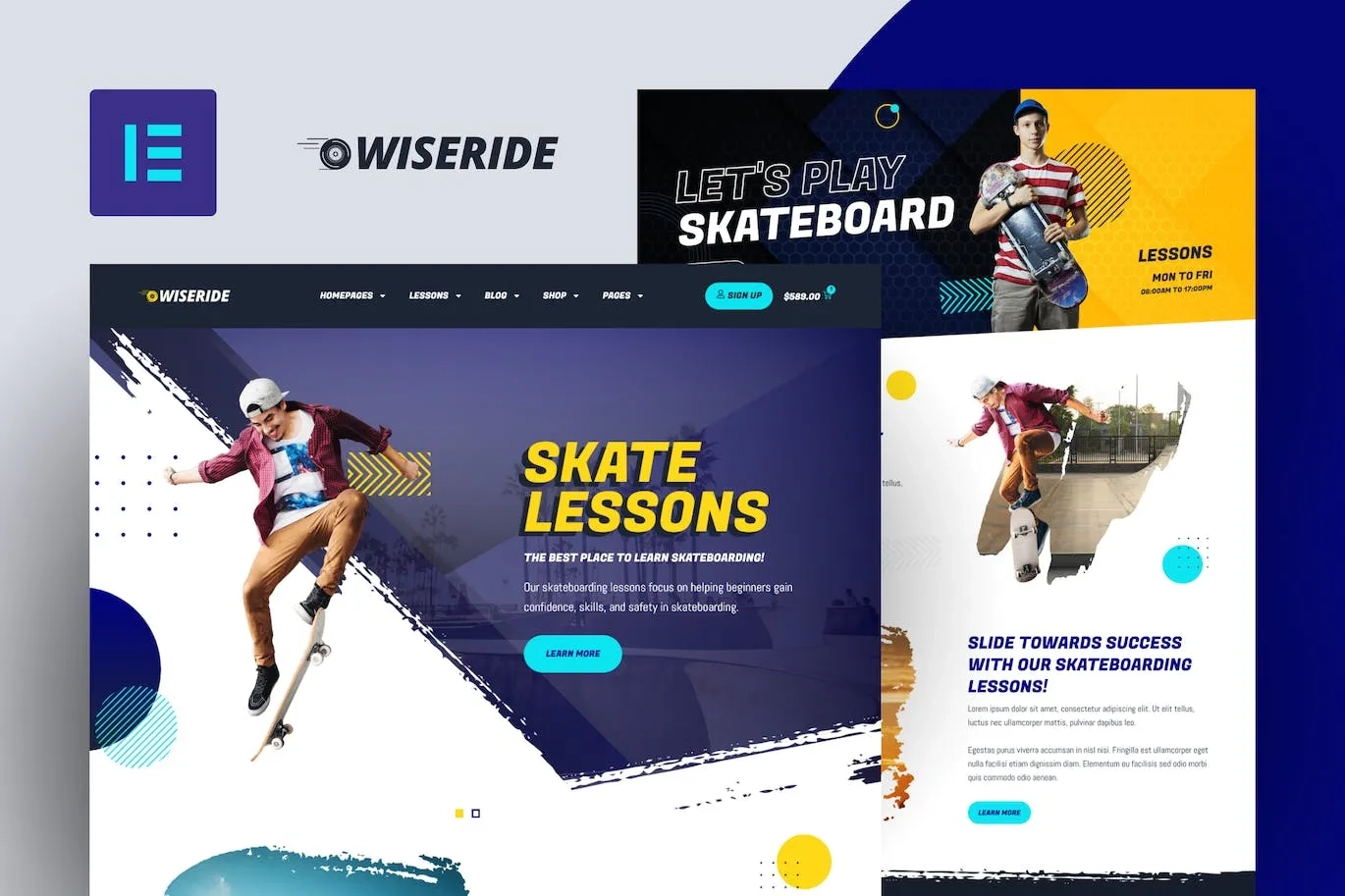 Wiseride Skateboarding Lessons Elementor Template Kit 27 1698054017 1