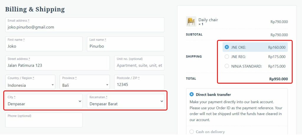 WooCommerce Indo Ongkir  1.0.6