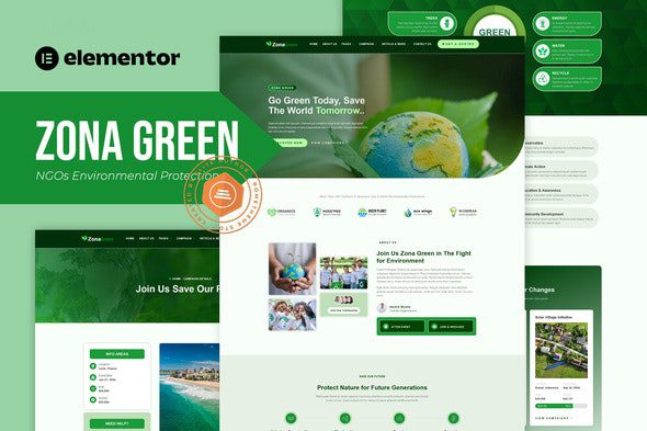 Zona Green Coverimage Template Kit