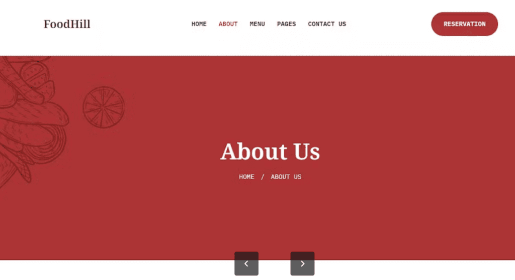 FoodHill – Restaurant Elementor Template Kit