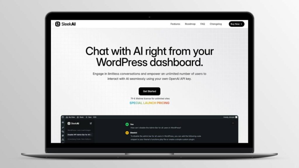 Sleek AI – Chat with AI Right from Your WordPress Dashboard 1.3.7