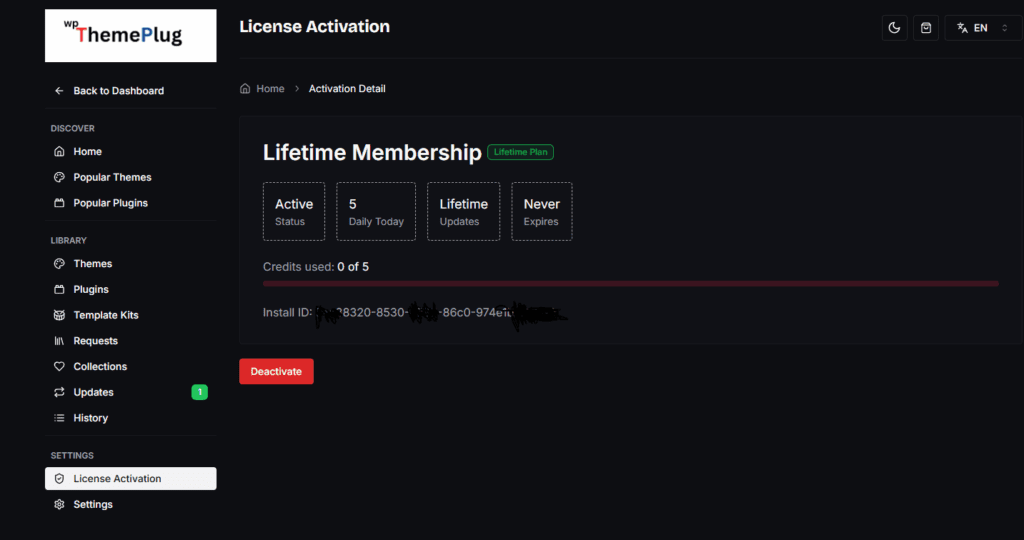 ThemaSafe Plugin 2 Activated