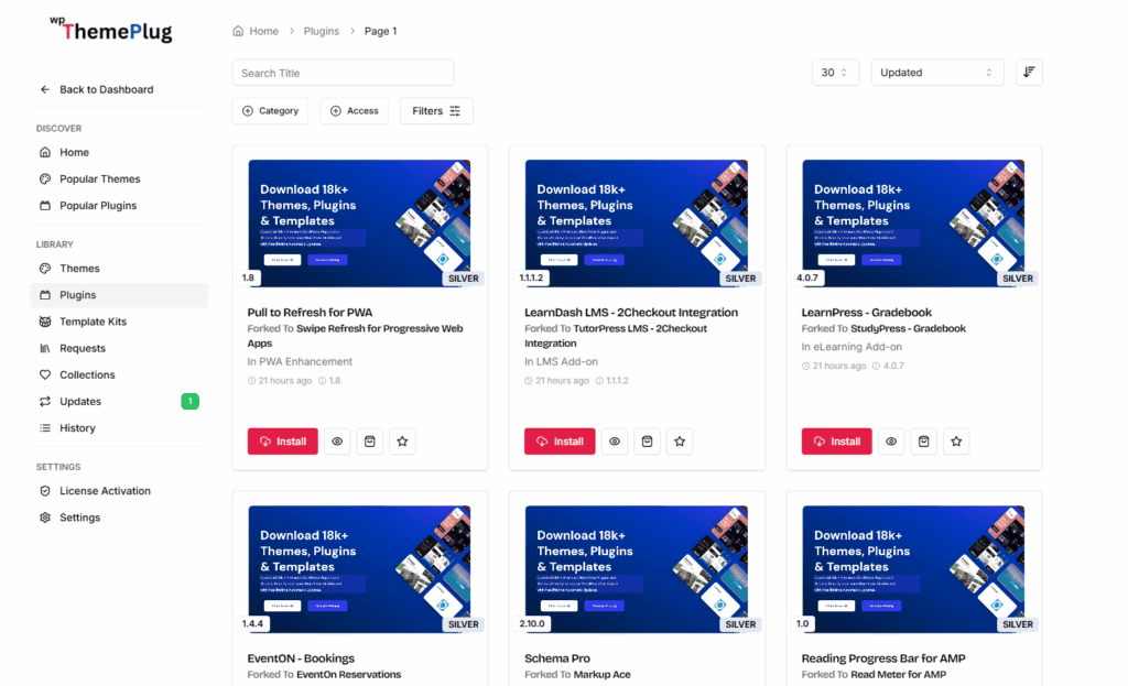 ThemaSafe Plugin 4 GPL Item Lists